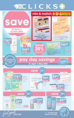 Clicks : Save (21 Apr - 22 May 2016), page 1