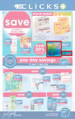 Clicks : Save (21 Apr - 22 May 2016), page 1