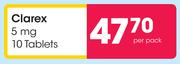 Clarex 5mg 10 Tablets-Per Pack