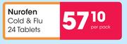 Nurofen Cold & Flu 24 Tablets-Per Pack