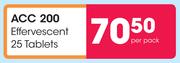 ACC 200 Effervescent-25 Tablets Per Pack