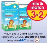 Clicks Multivitamin Raspberry Chews-Per Pack