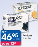 Rehidrat 6 Sachets-Per Pack