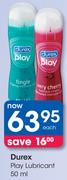 Durex Play Lubricant-50ml Each