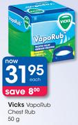 Vicks VapoRub Chest Rub-50g