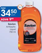 Savlon Antiseptic Liquid-750ml