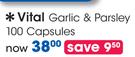 Vital Garlic & Parsley 100 Capsules-Per Pack