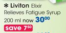 Liviton Elixir Relieves Fatigue Syrup-200ml Each