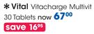 Vital Vitacharge Multivit-30 Tablets Per Pack