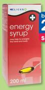 Clicks Energy Boost 10 Fizzy Berry-For 2
