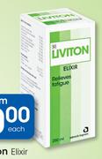 Liviton Elixir Relieves Fatigue Syrup-200ml Each