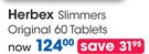 Herbex Slimmers Original 60 Tablets-Per Pack