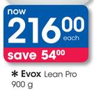 Evox Lean Pro-900g Each