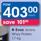 Evox Amino Whey Protein-1.7Kg Each