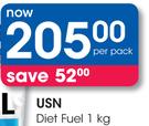 USN Diet Fuel-1Kg Per Pack