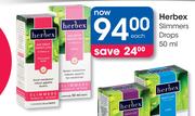 Herbex Slimmers Drops-50ml Each