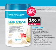 GNC Total Lean Lean Shake Chocolate or Vanilla-768g
