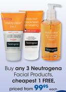 Neutrogena Facial Products-Each