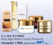 L'Oreal Paris Age Perfect Facial Products-Each
