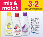 Cutex Nail Polish Removers-Each