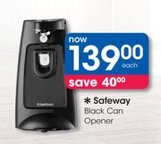 Safeway Black Can Opener