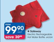 Safeway Electric Rechargeable Hot Water Bottle JA3324-Each