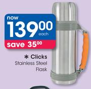 Clicks Stainless Steel Flask