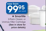 Smartlife 2 Pack Classic Or Unimax Filter Cartridge-Per Pack