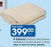 Safeway Electrical Fitted Blanket-Each