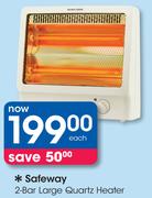 Safeway 2 Bar Large Quartz Heater-Each