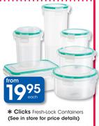 Clicks Fresh Lock Containers-Each