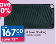Love Cooking Grill & Griddle-Each