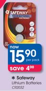 Safeway Lithium Batteries-Per Pack