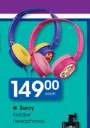 Sway Kiddies Headphones-Each