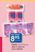Clicks Facial Tissues-Per Pack