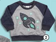 Clicks Made 4 Baby Clothing Boy's Crew Neck