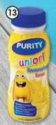 Purity Junior Flavoured Milk 200ml-For 4