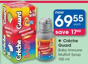 Creche Guard Baby Immune Multivit Syrup 100ml-Each