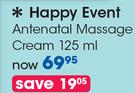 Happy Event Antenatal Massage Cream-125ml