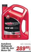 Auto Zone Multigrade 15W-40 Motor Oil AZC.15W405L-5Ltr