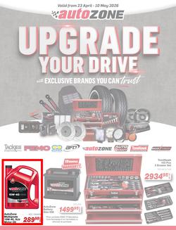 AutoZone : Upgrade Your Drive (23 April - 10 May 2026), page 1