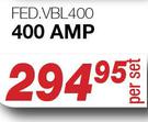 400Amp Jumper Cables FED.VBL400-Per Set