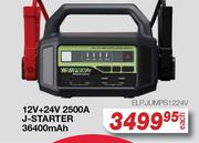 12V + 24V 2500A J-Starter 36400mAh ELP.JUMPS1224V