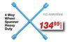 4 Way Wheel Spanner (Heavy Duty) FED.4WAYWSHD