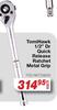 TomiHawk 1/2" Dr. Quick Release  Ratchet Metal Grip FED.AKT29826