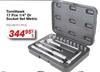 TomiHawk 17 Pce 1/4" Dr Socket Set Metric FED.AKTS17PCE-Per Set