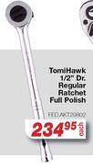 TomiHawk 1/2" Dr. Regular Ratchet Full Polish FED.AKT29802