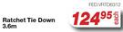 Ratchet Tie Down 3.6m FED.VRTD6312