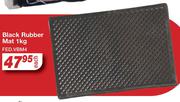 Black Rubber Mat FED.VBM4-1Kg