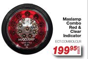 Maxlamp Combo Red & Clear Indicator ECT.COMBOCLR